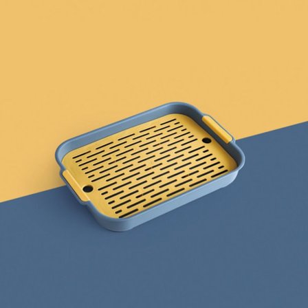 Lille dyretilbehør Toilet Kanin kattebakke BLÅ S blå