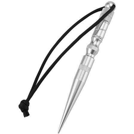 Paracord-knudeværktøj, snørenåle, DIY, vævning, syning og glatteværktøj, sølv