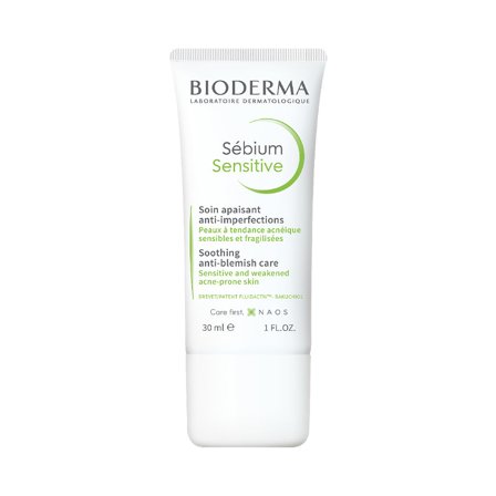 BIODERMA Sébium Sensitive Trattamento lenitivo anti-imperfezioni 30ml - Crema viso giorno antimperfezioni