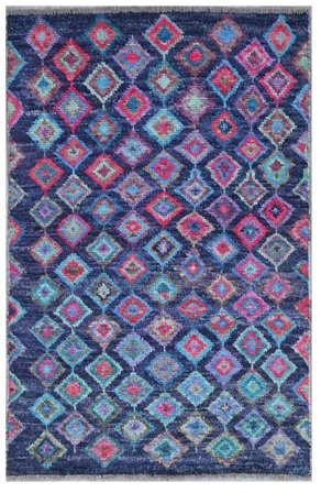 Small Moroccan Berber - Afghanistan 76X119 Wool, Rug