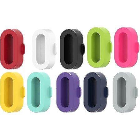 Dammpropp för Garmin Fenix ​​7, 10 bilder Silikonladdarport Dammproppsskydd Antidammpluggar Caps Kompatibel med Garmin Fenix ​​7 7s 7x