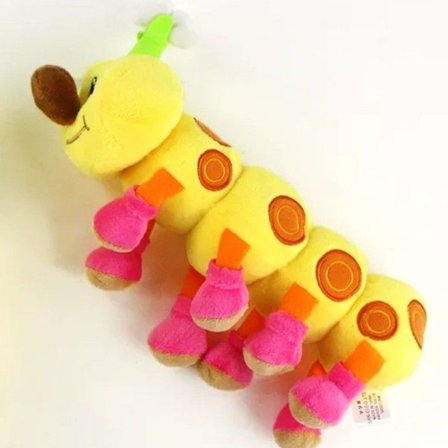 Super Mario Wiggler Caterpillar Caterpillar Plysjfigur Kosedyr 27 cm NY KLB