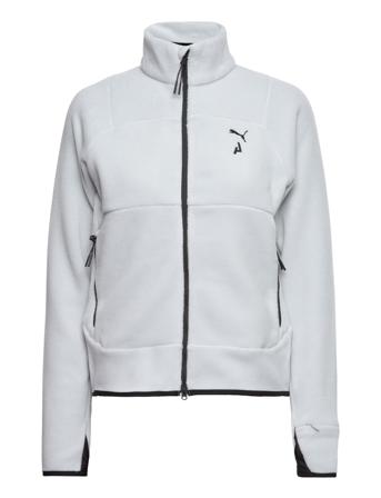 Seasons Polar Fleece Full Zip Sweatshirts & Hoodies Fleeces & Midlayers Hvid PUMA