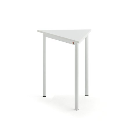 Tisch BORÅS TRIANGEL, 700x600x720 mm, Laminat weiß, weiß