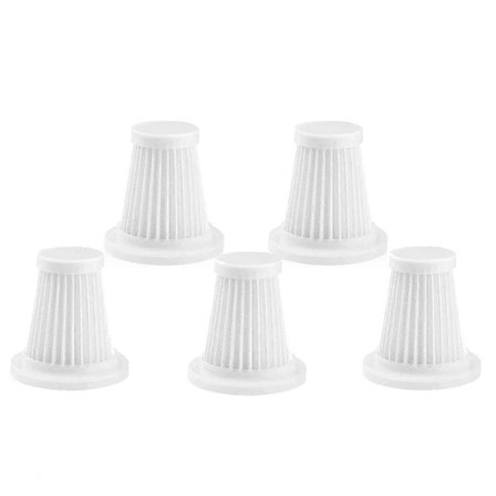 5 stk. bilstøvsugerfilter trådløs støvsuger vaskbart filter handy støvsuger tilbehør