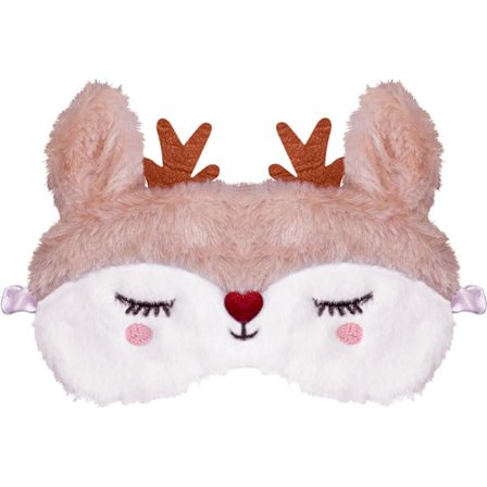 Sød Katte Søvnmaske Sjovt Dyr Killing Sovende Maske Blød Plys Øjenbind Rejse Øjendækning