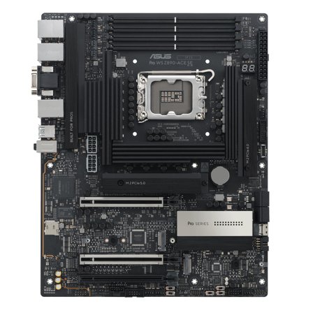 ASUS PRO WS Z890-ACE SE LGA1851 ATX MB DDR5 Thunderbolt 4 Type-C ports 4xM.2