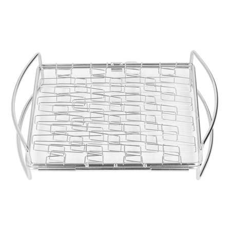 Sammenleggbar bærbar grillrist i rustfritt stål for camping, profesjonell grill