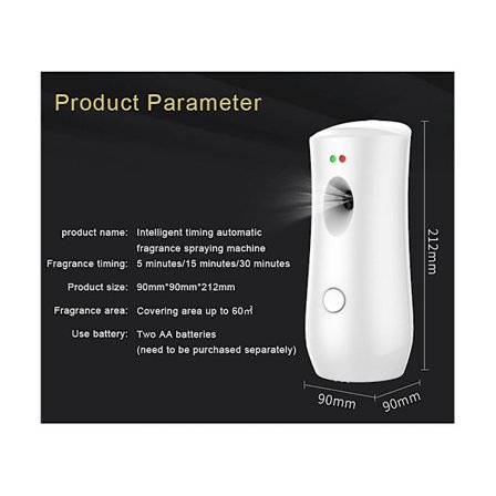Automatisk doft spraymaskin tidsinställd doft spray intelligent doft spray hotell badrum tid (FMY)