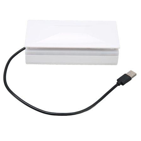 Xbox Series S Kylfläkt med LED-ljusremsa, dammtät ovansida, färgstark