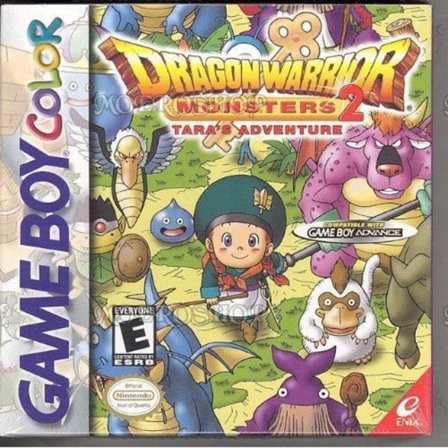 TV-spel - Dragon Quest - Dragon Warrior Monsters 2 - Äventyr - Game Boy kompatibel - Amerikansk import