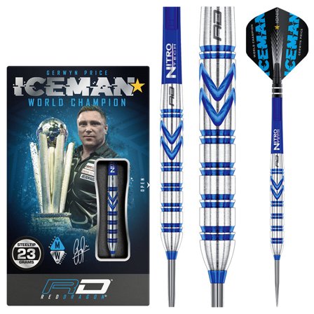Red Dragon Darts Gerwyn Price Blue Originals Steel Tip Darts 23g