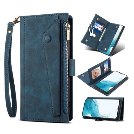 Retro Case Pu-läderfodral För Samsung Galaxy S22 5g
