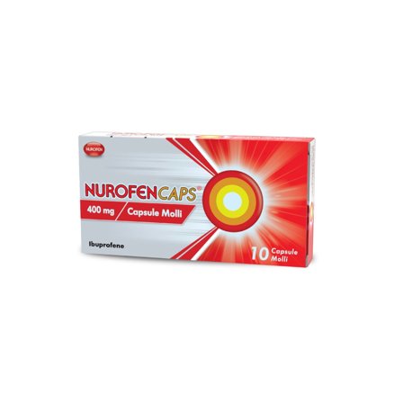 Nurofencaps 400 mg Ibuprofene per Mal di Testa Dolori ai Denti e