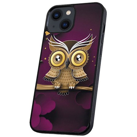 iPhone 13 - Cover/Mobilcover Lysbrun Ugle
