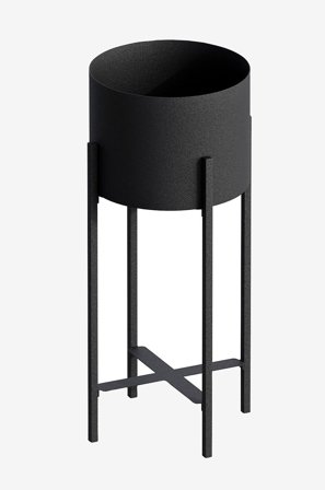 Hanah Home - Dekorativ kruka-Cheet - Svart - Krukor & vaser - Från Homeroom