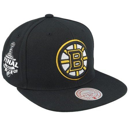 Mitchell & Ness - Negro snapback Gorra - Boston Bruins Top Spot Black Snapback @ Hatstore