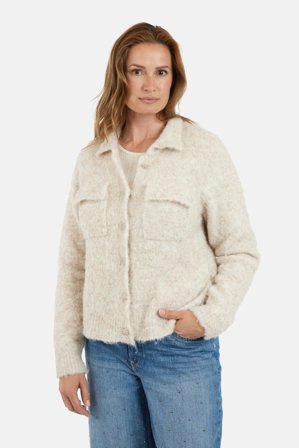 B. COPENHAGEN - Langærmet Cardigan - Beige