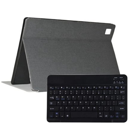 Tabletskall + Trådløst Tastatur for M40 P20HD P20 10,1 Tommers Tablet Skall Anti-Fall Skall Tablet Stativ (B