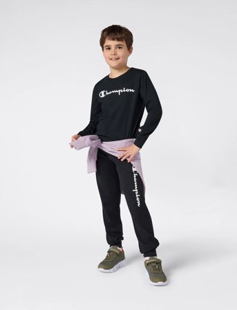 Champion Ls Shirt - Black - 138-143