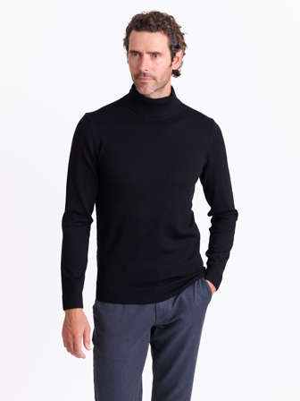 Berto merino høyhalset genser