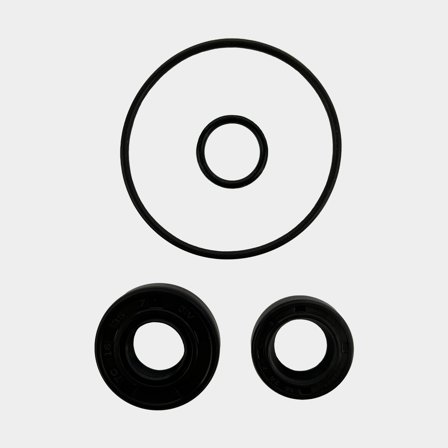 Packningsats sjövattenpump D2-50, D2-55, D2-60, D2-75 i svart gummi för marint bruk, tätningar och o-ringar