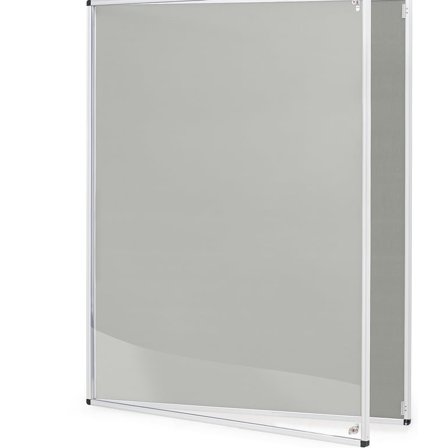 Tamperproof noticeboard, 900x1200 mm, grey