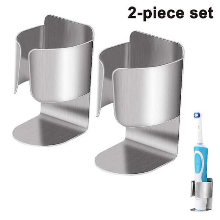 New in store! 2-Pack Stainless Steel Electric Toothbrush Holders