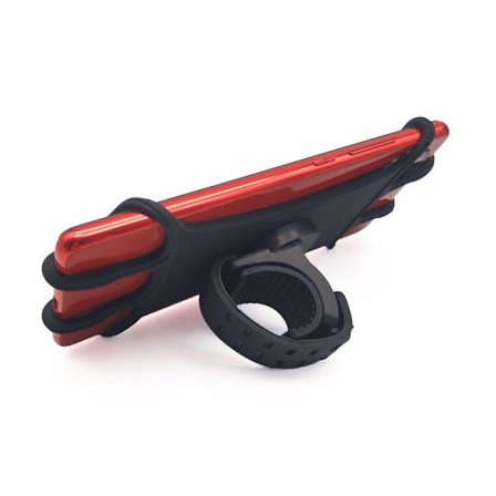 Cykel mobiltelefon silikonfäste bandfäste