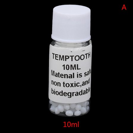 10ml / 50ml Permanent Protese Lim Oralt Lim Midlertidig Tannfylling Solid Materiale Erstatt Manglende Reparer DIY Verktøy