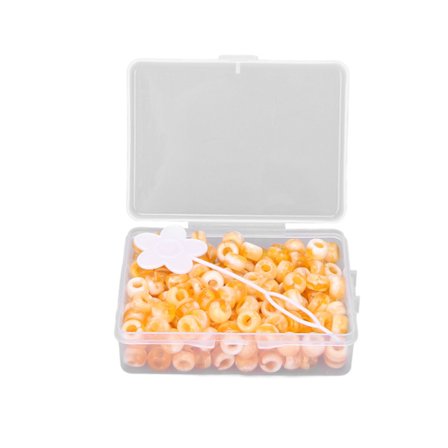 200 st hårpärlor mode akryl godis blandade färger DIY hårdekoration pärlor för hår mörk gul