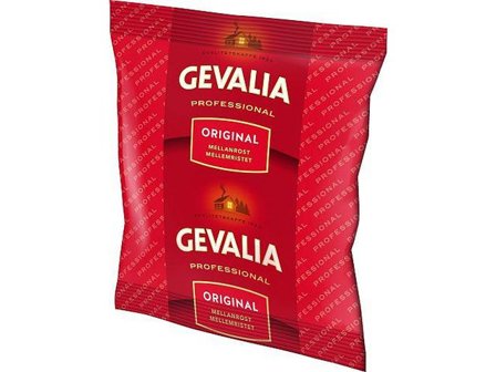 GEVALIA Kaffe Original 125g 40/krt - Lyreco - Kök och servering - Kaffe och te - Portionsförpackat