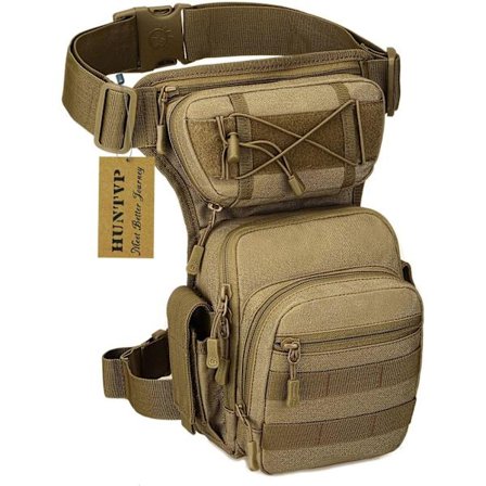 Leg Bag Lårveske Taktisk Militær Molle Multifunksjonsveske for H