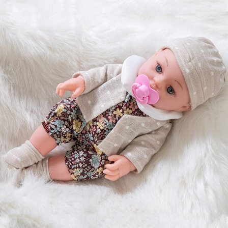 Livagtig Reborn Baby Dukke Dreng 12 Tommer Vægtet Nyfødt Baby, ZQKLA