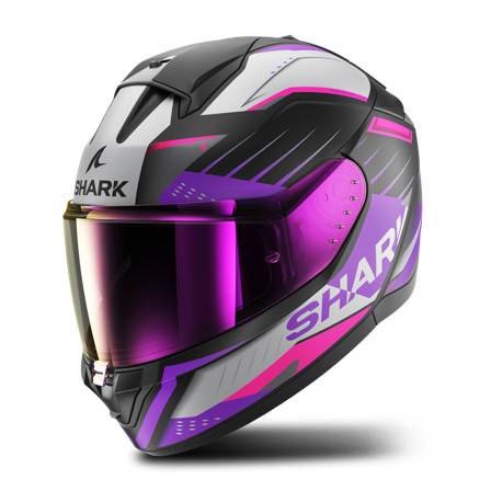 Integraalhelm Shark Ridill 2 Berserk Mat Zwart/Violet M