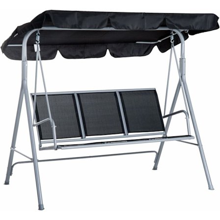 Vaihdettava katos 3-paikkaiseen puutarhakeinuun, yleiskäyttöinen vaihtokatos ulkopuutarhakeinuun, vedenpitävä ja kestävä vaihtokatos