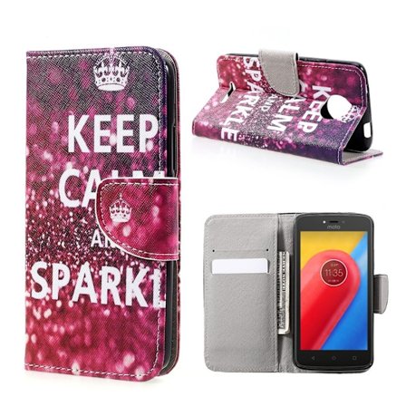 Motorola Moto C Fodral med unikt motiv - Keep calm