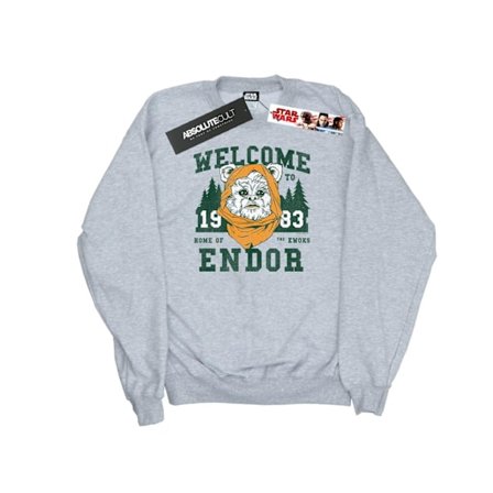 Star Wars Boys Endor Camp Sweatshirt 7-8 år Sports Grey