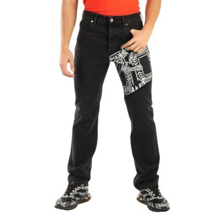 Just Cavalli, Straight Jeans Zwart, Heren, Maat:W31