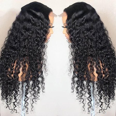 Dyp bølge Closure Wig Menneskehår Lace Front Wig 13x6 Lace Front Wig Preplucked Bleached Knots Wig 13x4 Deep