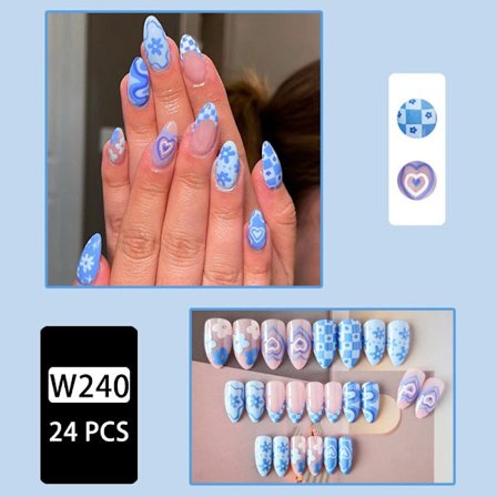 Almond Fake Nails False Nail W240 W240