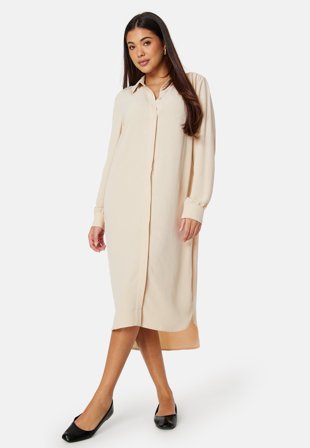 BUBBLEROOM - Relaxed L/S Shirt Dress - L