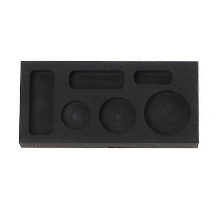 Grafitstøbeform til Barrer, Mønter og Ingoter - Metalstøbeform til Forædling af Skrot - Til Smeltning, Støbning og Forædling af Metal, Smykker, Guld (