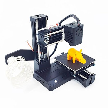 K9 Mini 3D Tulostin Helppo käyttö Entry Level Gift 3D Printer FDM TPU PLA Filamentti 1,75mm musta