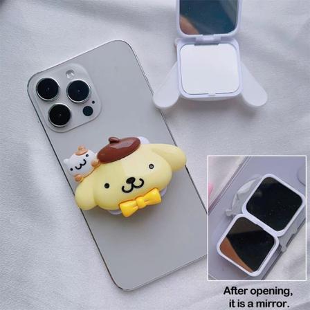 e Sanrio Melody Kuromi Cartoon Foldable Mirror Telefonhållare För A4