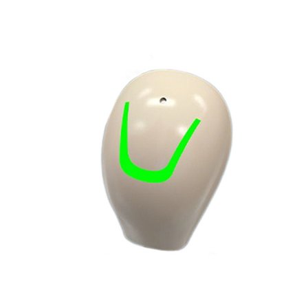 Single Mini Invisible Earphone In-Ear Earphones KHAKI SINGLE