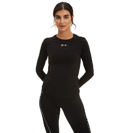 aim'n Soft Basic Long Sleeve Träningskläder Dam Svart XXL