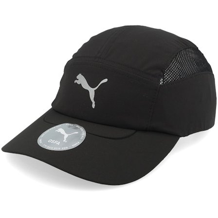 Puma - Zwart 5panel Cap - Seasons Running Cap Black 5-Panel @ Hatstore