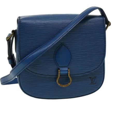 Louis Vuitton Vintage, Pre-owned Leather louis-vuitton-bags Blauw, unisex, Maat:ONE Size