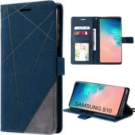 Etui til Samsung Galaxy S10 Anti-Scratch Stable Elegant Marineblå marinblå